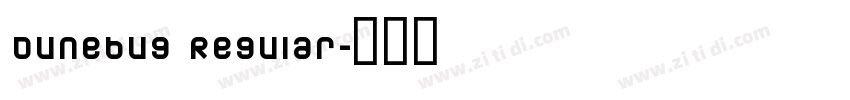 Dunebug Regular字体转换
